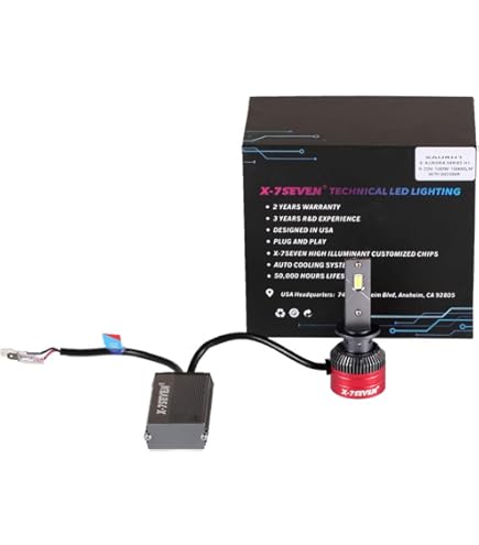 Amazon.com: X-7SEVEN X-Aurora Series H7 Customized CSP Chips 100W